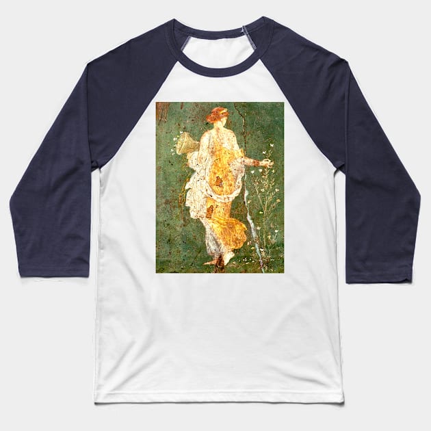 Flora Baseball T-Shirt by Mosaicblues